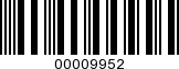 Barcode Image 00009952
