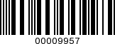 Barcode Image 00009957