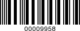 Barcode Image 00009958