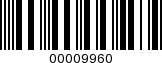 Barcode Image 00009960