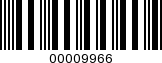 Barcode Image 00009966