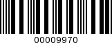 Barcode Image 00009970