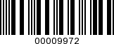 Barcode Image 00009972