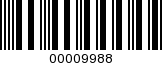 Barcode Image 00009988
