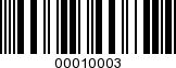 Barcode Image 00010003