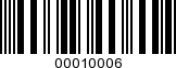 Barcode Image 00010006