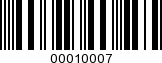Barcode Image 00010007