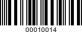 Barcode Image 00010014