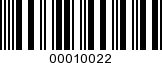 Barcode Image 00010022