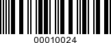 Barcode Image 00010024