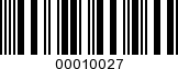 Barcode Image 00010027