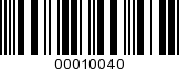 Barcode Image 00010040