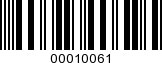 Barcode Image 00010061
