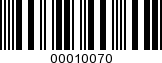 Barcode Image 00010070