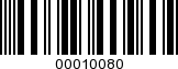 Barcode Image 00010080
