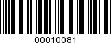 Barcode Image 00010081