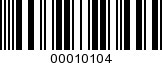 Barcode Image 00010104