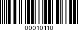Barcode Image 00010110