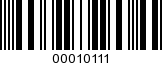 Barcode Image 00010111