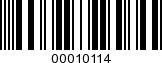 Barcode Image 00010114