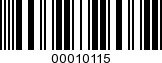 Barcode Image 00010115