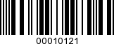 Barcode Image 00010121