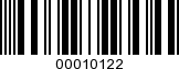 Barcode Image 00010122