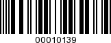Barcode Image 00010139