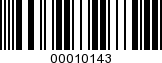 Barcode Image 00010143