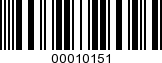 Barcode Image 00010151