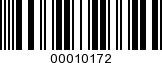 Barcode Image 00010172