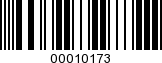 Barcode Image 00010173