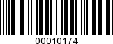 Barcode Image 00010174