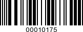 Barcode Image 00010175