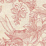 Chinoiserie - Chinoiserie in Natural/Red
