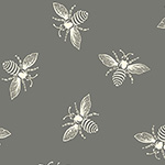 French Bee - Bees in Pewter