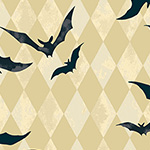 Midnight Haunt - Harlequin Bats in Sand