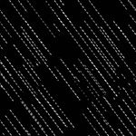 Metallic Mixers - Dotty Diagonals in Black