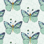 Soul Shine and Daydreams - Butterflies in Light Teal