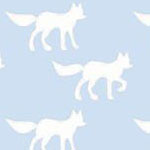 Foxes in Light Blue