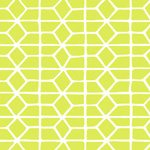 Hand Stitched - Hexies in Chartreuse