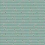 Washington Depot - Dotted Grid in Teal
