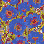 Vibrant Blooms - Sunshine Bloom in Blue