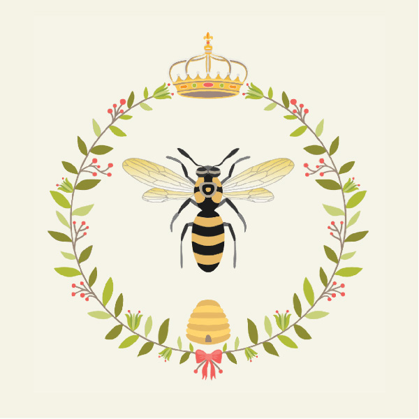 Devonstone Queen Bee - Queen Bee Wreath - Click Image to Close