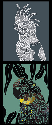 Orenda Joy Green Collection - Panel DV3744 - Click Image to Close