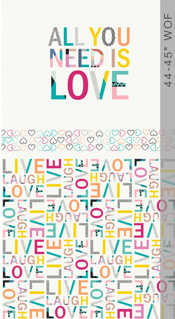 Letters CAPSULES - All You Need is Love (60cm Panel) - Click Image to Close