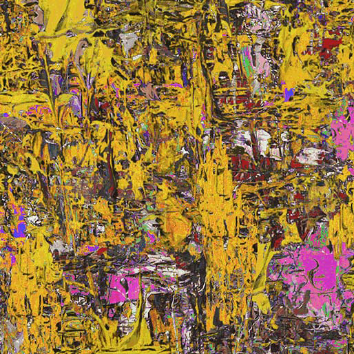 Poured Colour - Impressions in Gold - Click Image to Close