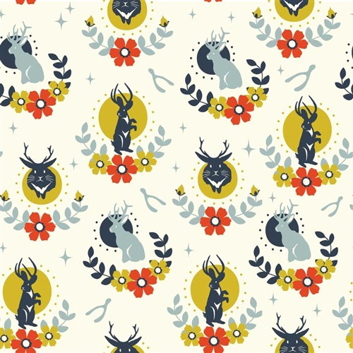 Tall Tales Organic - Jackalope in Cream - Click Image to Close