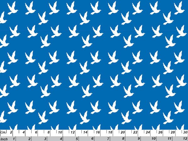 Doves in Cobalt - Click Image to Close