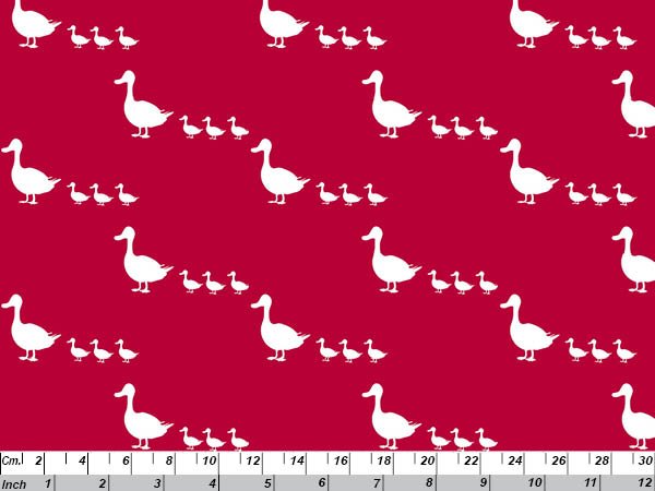 Ducks in Red - Click Image to Close